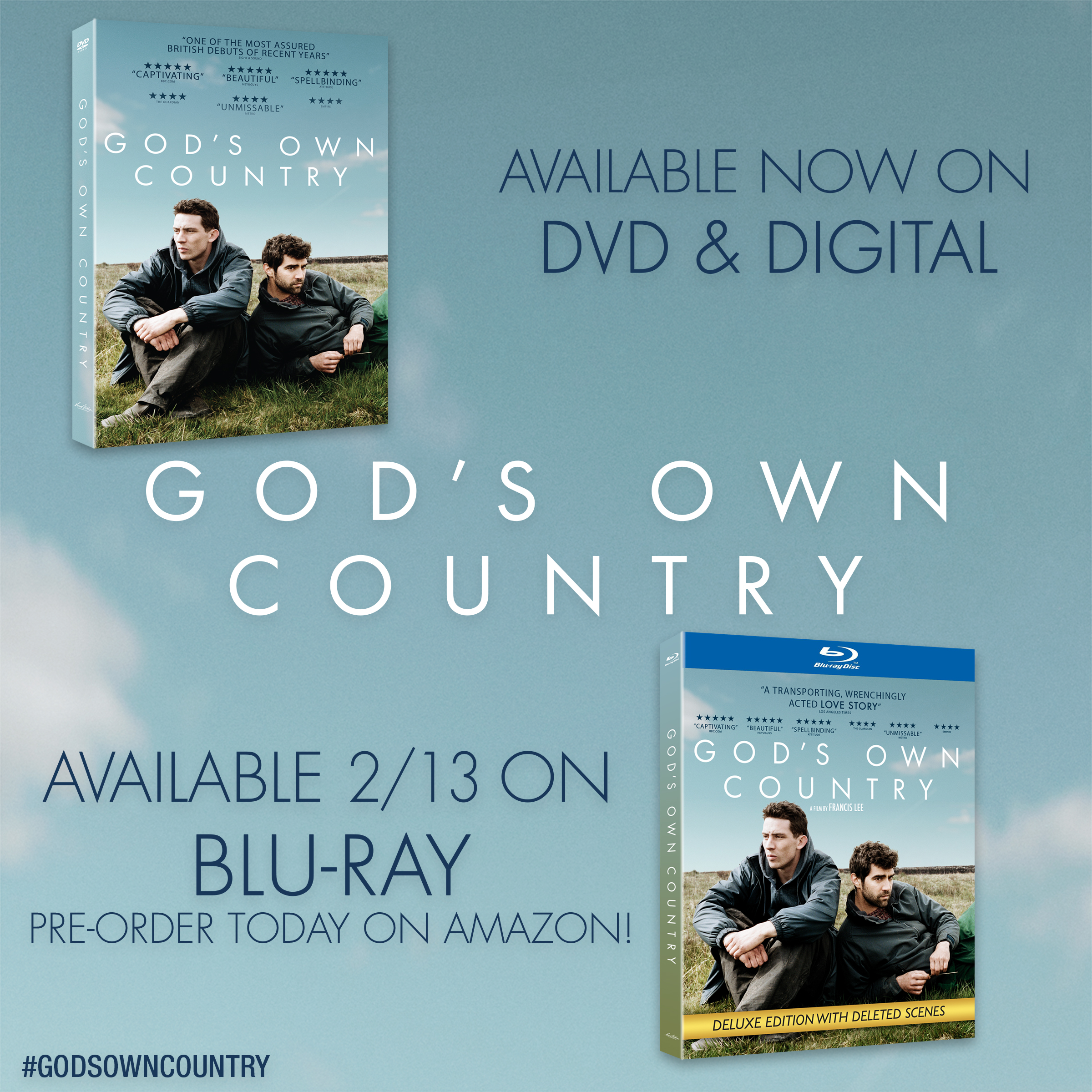 GOD'S OWN COUNTRY is NOW AVAILABLE