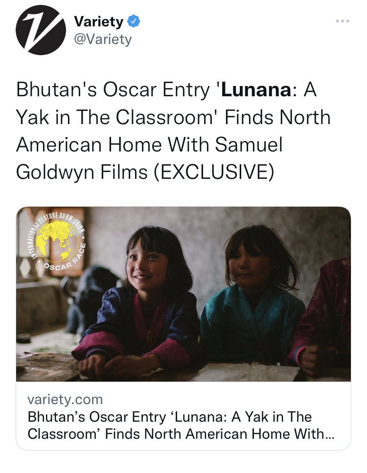 Bhutan’s Oscar Entry ‘Lunana: A Yak in The Classroom’ Finds North American Home With Samuel Goldwyn Films (EXCLUSIVE)